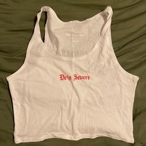 Indy the label/lonely ghost  drip severe tank